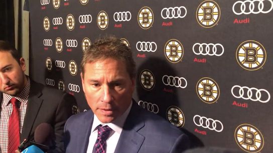 Video: Bruce Cassidy reacts to loss vs. Toronto, gives update on Kevan Miller taken at Scotiabank Arena (Bruins)