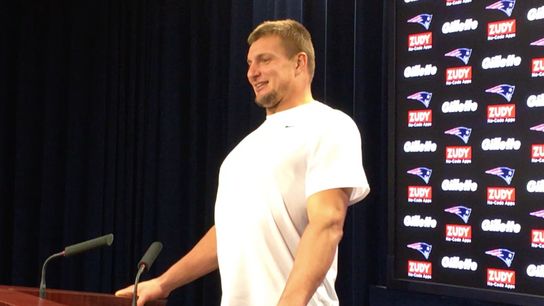 Video: Rob Gronkowski on the challenge of facing the Vikings taken at Gillette Stadium (Patriots)