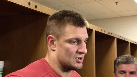 Video: Rob Gronkowski - 'Just got to make more plays on the road to get a win in a game like this' taken at Heinz Field (Patriots)
