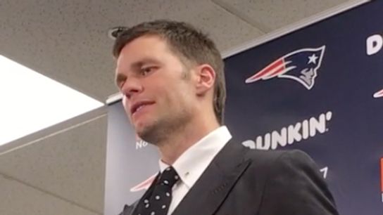 Video: Tom Brady on INT - 'Just trying to flick it out of bounds, not take a sack, can't happen' taken at Heinz Field (Patriots)