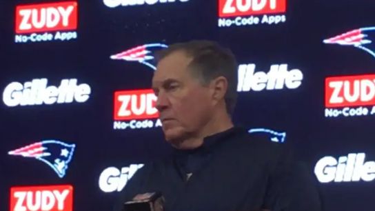 Video: Bill Belichick - 'We made plays in every area, played with a lot of energy' taken at Gillette Stadium (2018 AFC Playoffs)