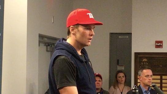 Video - Tom Brady: 'Bob Sutton is a hell of a coordinator' taken at BSJ Headquarters (2018 AFC Playoffs)