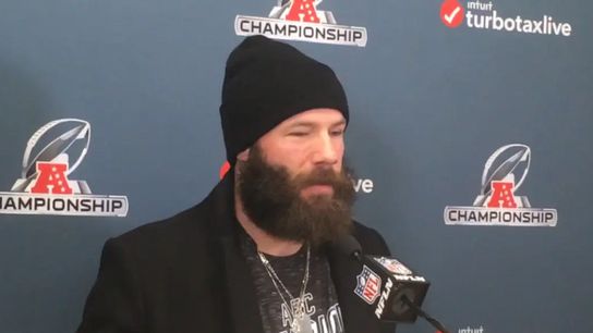 Video: Julian Edelman - 'It was fun to watch, it was fun to be apart of ... this was a great environment' taken at Arrowhead Stadium (2018 AFC Playoffs)