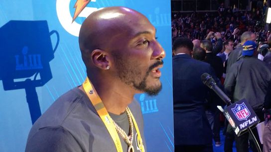 Video: Aqib Talib on comments from Nickell Robey-Coleman on Tom Brady: 'He said a lot of positive things too' taken at Georgia World Congress Center (Super Bowl LIII)
