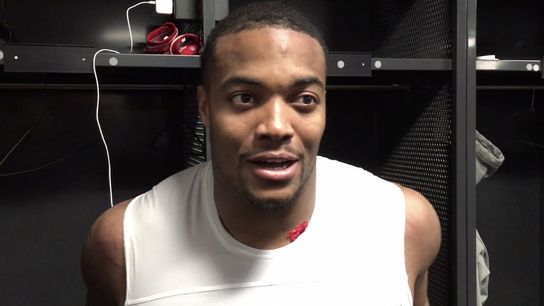 Video - Trey Flowers: 'It's hard work to get to this position' taken at Mercedes-Benz Stadium (Super Bowl LIII)
