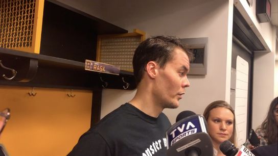 Video: Tuukka Rask - ‘There’s no tomorrow from here on in, in this series’ taken at TD Garden (2019 Stanley Cup Playoffs)