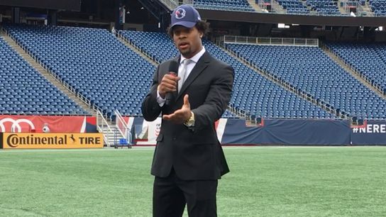 Video: Patriots' first-round pick N'Keal Harry meets the media at Gillette Stadium taken at Gillette Stadium (Patriots)