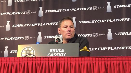 Video: Bruce Cassidy on Chris Wagner’s injury, closing out series against Carolina taken at PNC Arena (2019 Stanley Cup Playoffs)