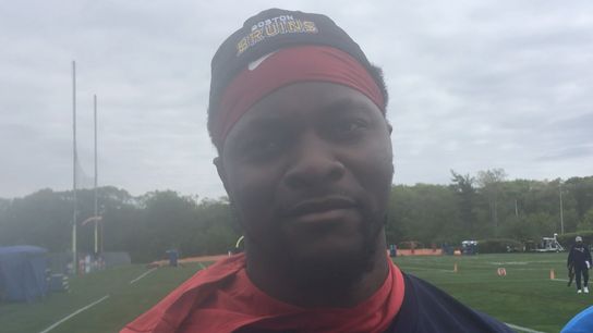 Video: Jamie Collins - 'It's all business ... I can't fold, can't give up' taken at Gillette Stadium (Patriots)