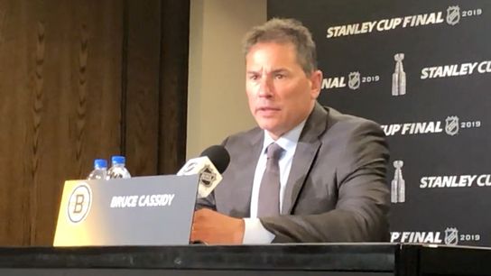 Video: Bruce Cassidy - 'I just think we did a better job getting back on pucks' taken at Enterprise Center (2019 Stanley Cup Playoffs)