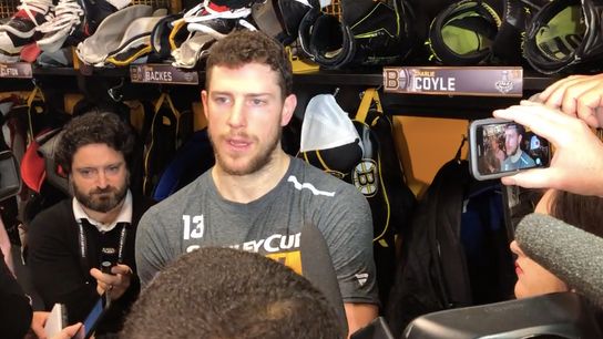 Video: Charlie Coyle - 'This team is here for a reason' taken at TD Garden (2019 Stanley Cup Playoffs)