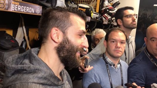 Video: Patrice Bergeron previews Game 7 vs. Blues taken at TD Garden (2019 Stanley Cup Playoffs)