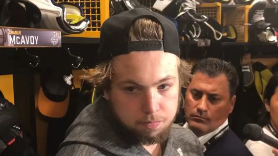 Video: Charlie McAvoy - 'One side is elation, the other side is nothing' taken at TD Garden (2019 Stanley Cup Playoffs)