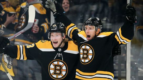 With a top-6 spot up for grabs, Danton Heinen fine tuning his shot this summer in hopes of turning corner offensively taken at BSJ Headquarters (Bruins)