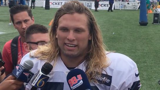 Video: LB Chase Winovich - 'I'm OK with being judged, I've been judged my whole life' taken at Detroit Lions Practice Facility (Patriots)