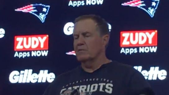 Video: Bill Belichick - 'Hopefully, we'll continue to be productive' taken at Gillette Stadium (Patriots)