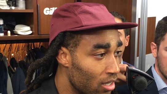 Video: Stephon Gilmore - 'We still have a long ways to go, but that's a good win for us' taken at Gillette Stadium (Patriots)