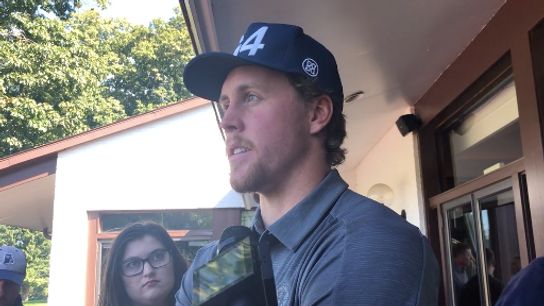 Video: Brett Ritchie on joining Bruins - ‘I can definitely bring that physical side’ taken at The International (Bruins)