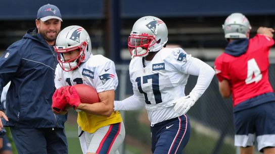 Bedard: Sounds like Antonio Brown is a go for Sunday but the question is, how much? taken at Gillette Stadium (Patriots)