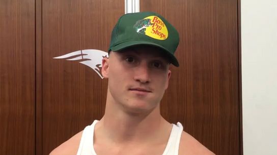 Video: Gunner Olszewski on his first career reception taken at Gillette Stadium (Patriots)