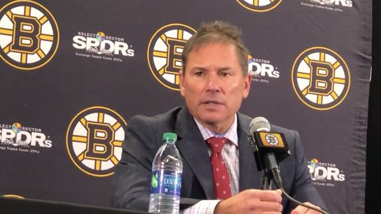 Video: Bruce Cassidy - 'Felt like we were back in the playoffs’ taken at TD Garden (Bruins)