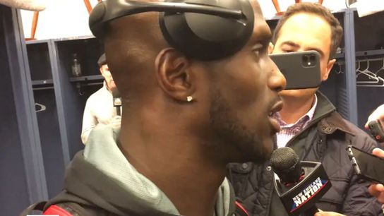 Video: Jason McCourty on Lamar Jackson - 'We have to figure out a better way to defend it; we didn't play execute well enough' taken at M&T Bank Stadium (Patriots)