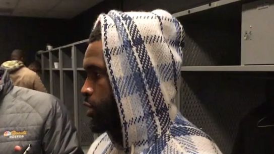 Video: Terrence Brooks - 'I feel like it's just a lot of smart players here who play for each other' taken at Lincoln Financial Field (Patriots)