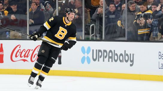 Weeks after his career appeared to be at a crossroads, David Backes relishes the 'elation' that came with a return to TD Garden ice taken at TD Garden (Bruins)