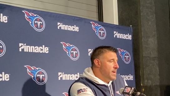 Video: Mike Vrabel on Patriots: ‘They feast on bad football, we didn’t hand them anything’ taken at Gillette Stadium (Patriots)