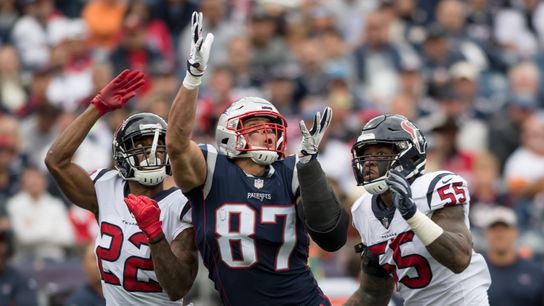 Behind Gronkowski and Dorsett, Patriots go up early and hold on for 27-20 win over Texans taken at Gillette Stadium (Patriots)