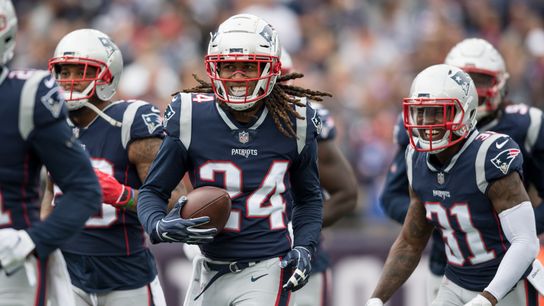 Stay Covered Defensive Play of the Game: Stephon Gilmore's INT of Deshaun Watson taken at Gillette Stadium (Presented by Mass Health Connector)