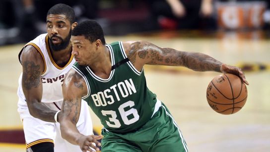 Examining lineup possibilities, Part 1 (Irving era) taken at BSJ Headquarters (Celtics)