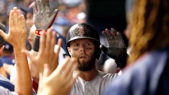 Pedroia may be on the mend, but his leadership still lifts Sox taken at Fenway Park (Red Sox)