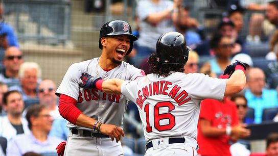 Benintendi goes deep twice in rout of Yankees taken at Yankee Stadium (Red Sox)