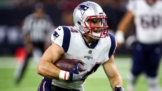 Burkhead among those not spotted at start of Wednesday practice taken at BSJ Headquarters (Patriots)