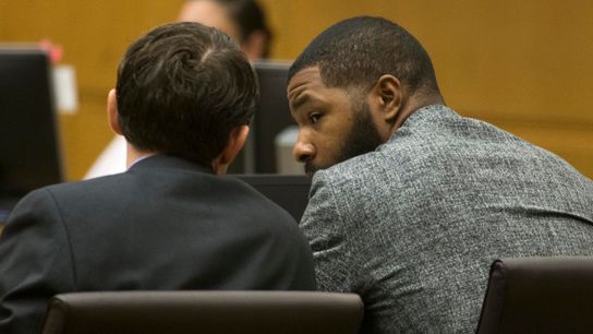 Celtics in holding pattern during Marcus Morris trial taken at Celtics media day (Canton, Mass.) (Celtics)