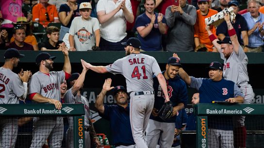 Sale fans 13, reaches 300 strikeouts as Red Sox romp over Orioles taken at Oriole Park at Camden Yards (Red Sox)
