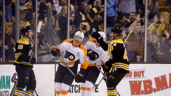 Final: Bruins 2, Flyers 1 (OT) taken at TD Garden (Bruins)