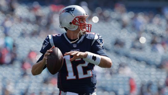 Tom Brady not spotted at start of Patriots practice Tuesday taken at BSJ Headquarters (Patriots)
