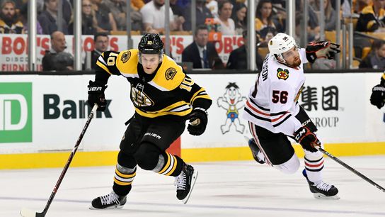Bruins assign Anders Bjork to Providence taken at BSJ Headquarters (Bruins)