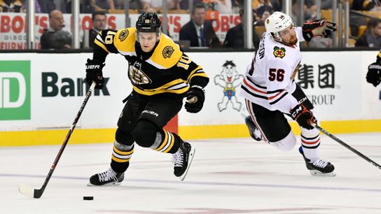 Bruce Cassidy on Anders Bjork: 'I believe he's ready' taken at TD Garden (Bruins)