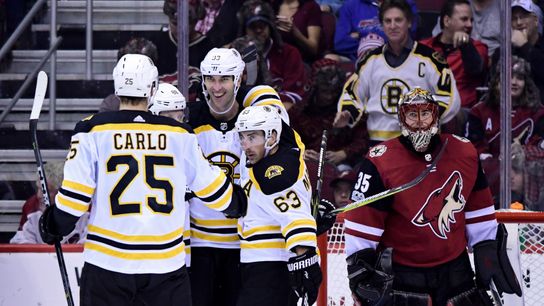 Final: Bruins 6, Coyotes 2 taken at Gila River Arena (Bruins)