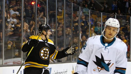 BSJ Game Report: Bruins 2, Sharks 1 - Heinen to the rescue taken at TD Garden (Bruins)