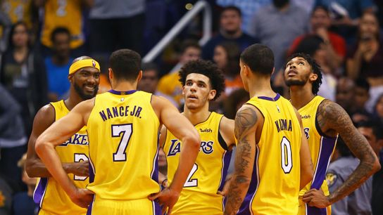 Is it time for Celtics fans to worry about the 2018 Lakers pick? taken at BSJ Headquarters (Celtics)