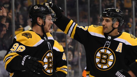 David Pastrnak's creativity serving the Bruins well on and off the ice taken at BSJ Headquarters (Bruins)