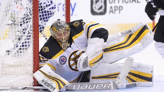 Bruins Game Day Notes: Khudobin starts, Acciari remains sidelined taken at Warrior Ice Arena (Bruins)