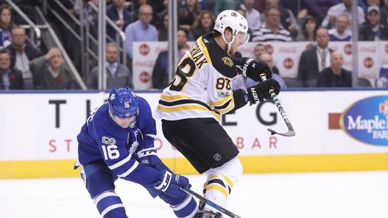 Analysis: David Pastrnak still learning when to be creative taken at Air Canada Centre (Bruins)