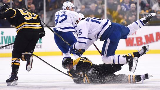 Final: Maple Leafs 4, Bruins 1 taken at TD Garden (Bruins)