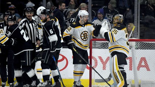 BSJ Game Report: Bruins 2, Kings 1 -- No, there's not a goalie controversy taken at Staples Center (Bruins)