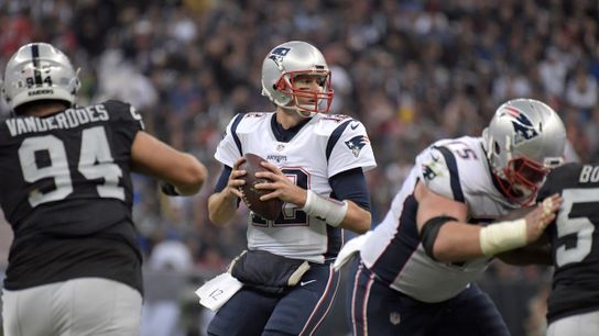 Tom Brady posts another epic performance at expense of Jack Del Rio taken at BSJ Headquarters (Patriots)